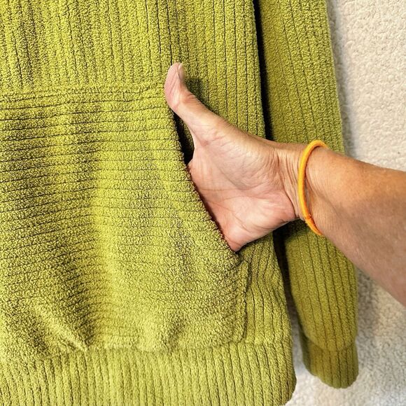 Earthbound Women’s Hoodie Knit Lime Green Size‎ Small Cozycore - Picture 5 of 10